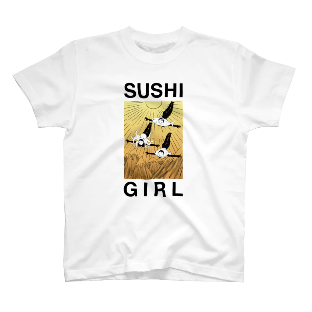 kumashikaruriのSUSHI GIRL スタンダードTシャツ