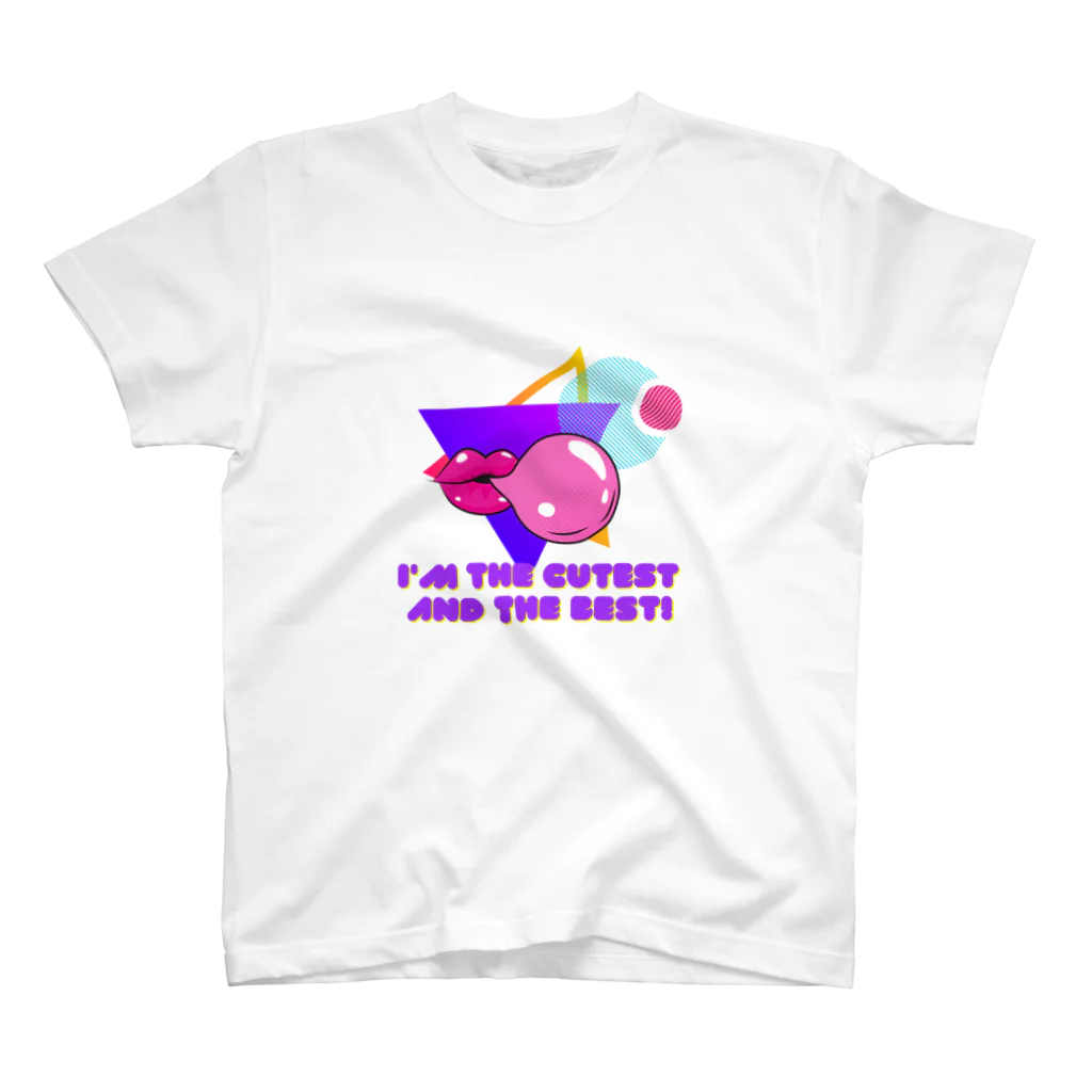 InnoArt_Soundの８０ｓ　popcolor　disco スタンダードTシャツ