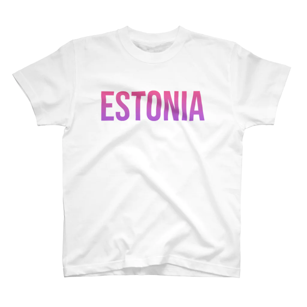 ON NOtEのエストニア ロゴピンク Regular Fit T-Shirt