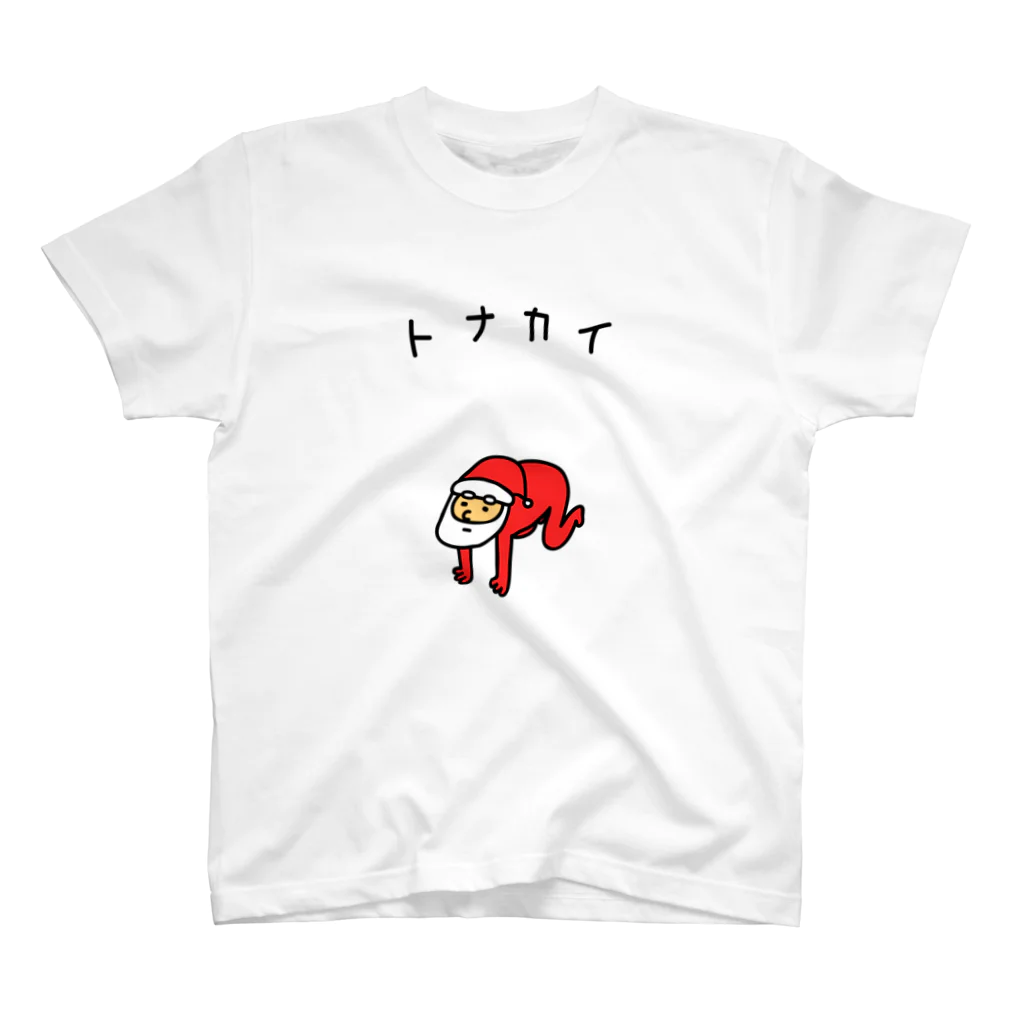 PokuStarのクリスマスのトナカイ スタンダードTシャツ