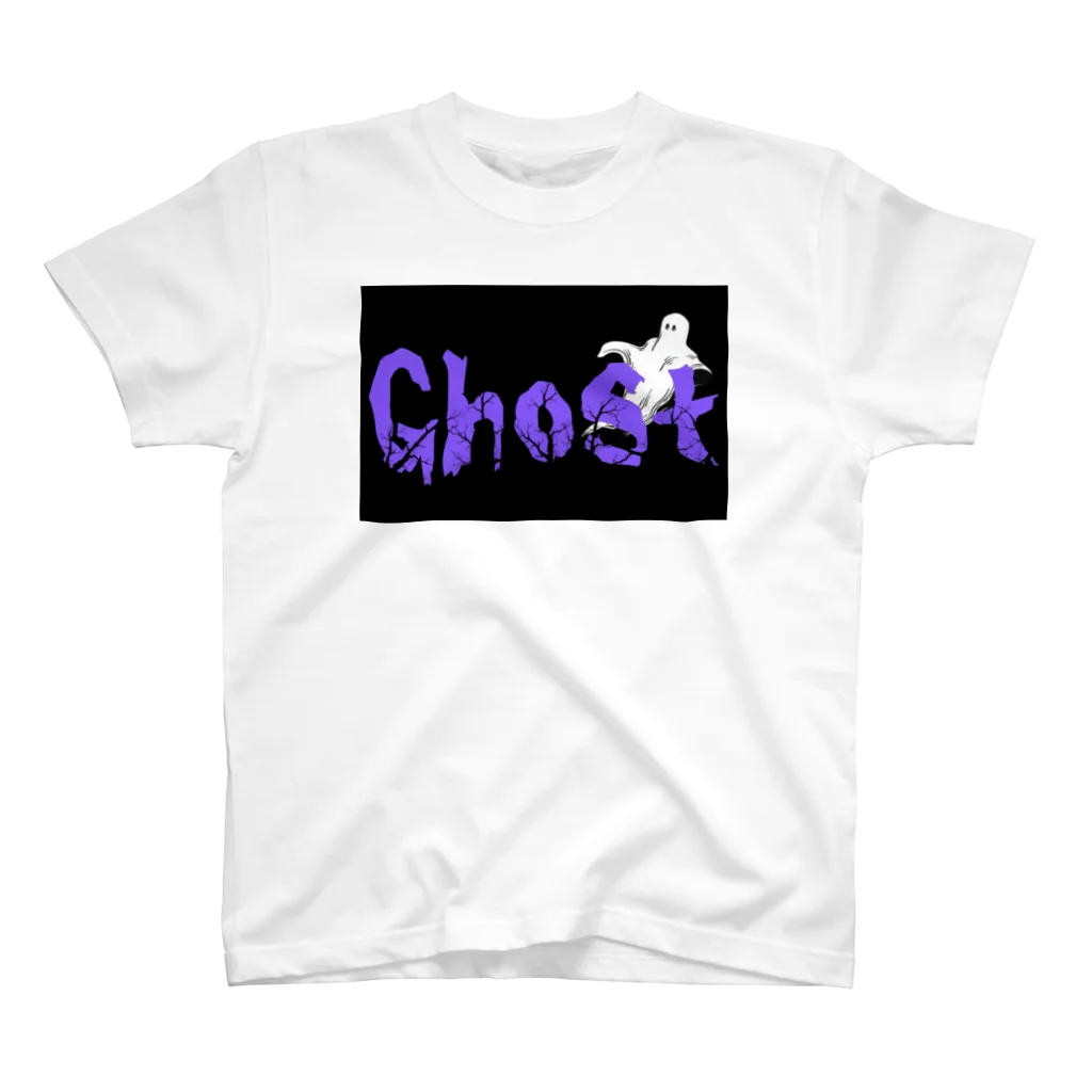 S&TのHalloween_Ghost👻 Regular Fit T-Shirt