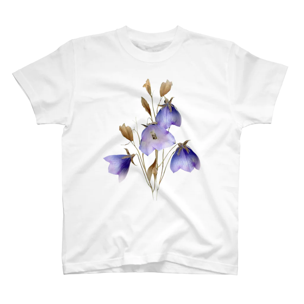 Atelier Petrichor Forestのキキョウ Chinese bellflower スタンダードTシャツ