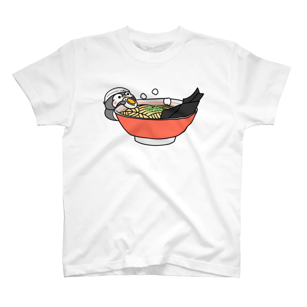 お腹すい汰＠のラーメン屋さんで働くペンギン スタンダードTシャツ