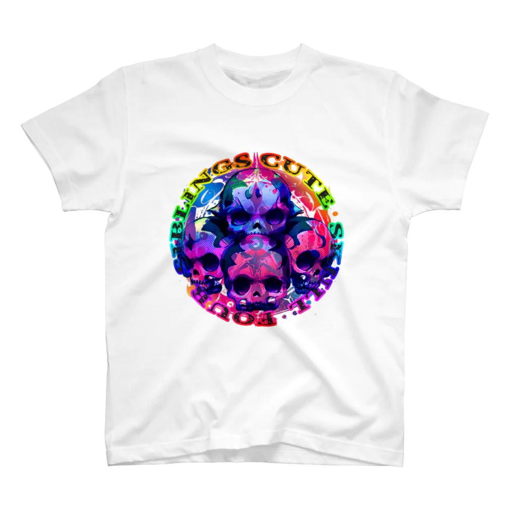 Ａ’ｚｗｏｒｋＳのCUTE SKULL FOUR SIBLINGS スタンダードTシャツ