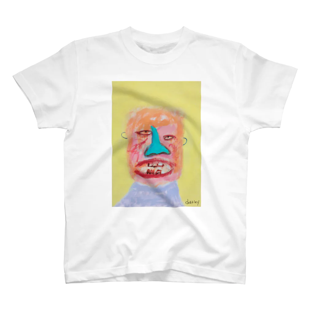 deAtleyのFace T-2 from deAtley  スタンダードTシャツ