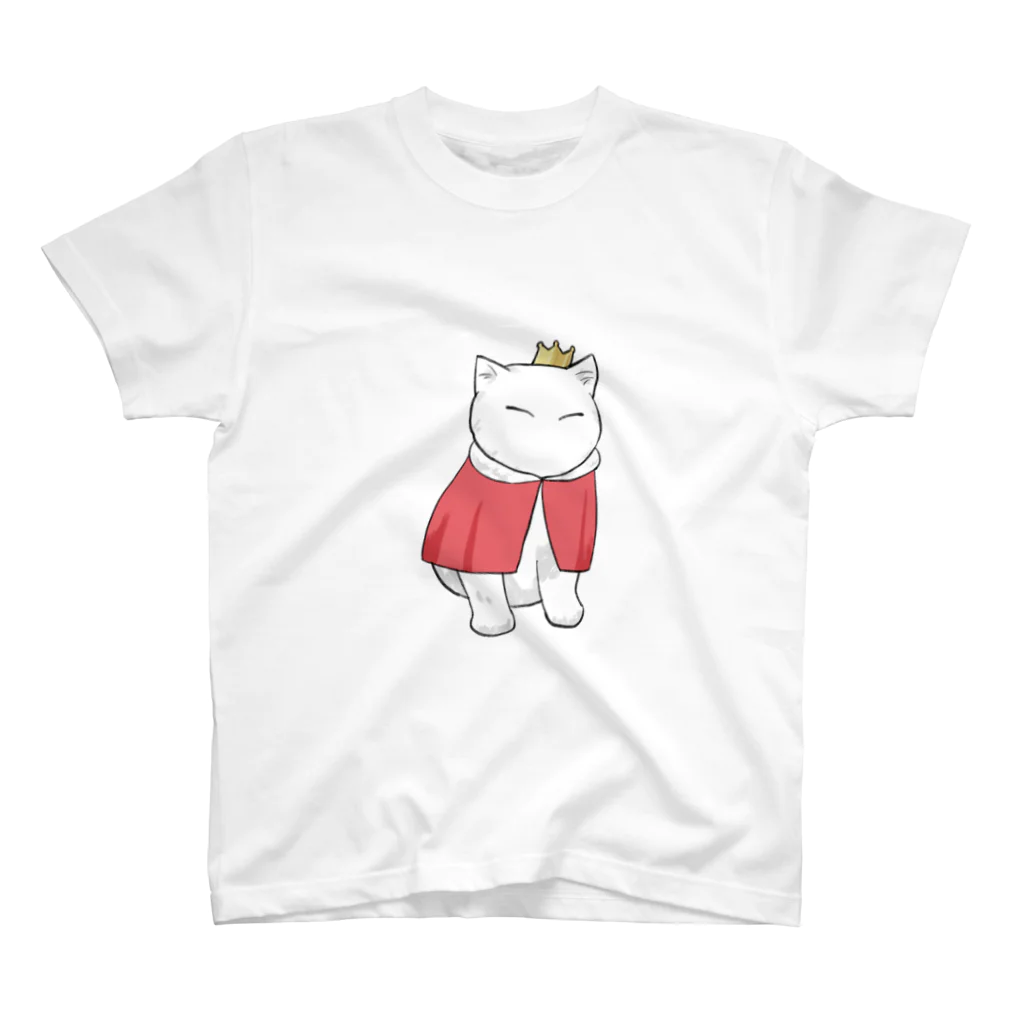 いろはにゃんこ堂のキメポーズの猫さん（王様バージョン） Regular Fit T-Shirt