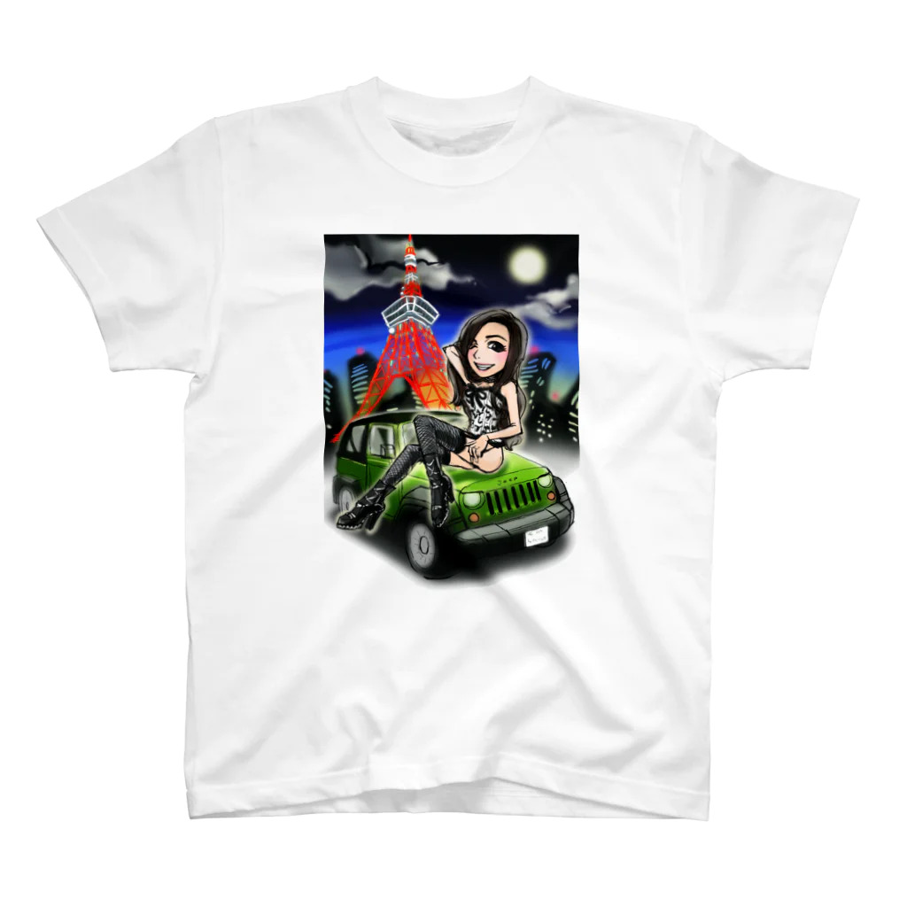 SexyJeepのwith Kコレクション　タワージープくん Regular Fit T-Shirt