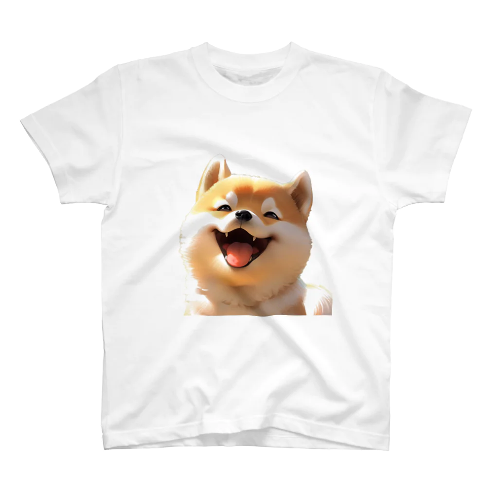 柴犬らっくのお店の柴犬らっく Regular Fit T-Shirt