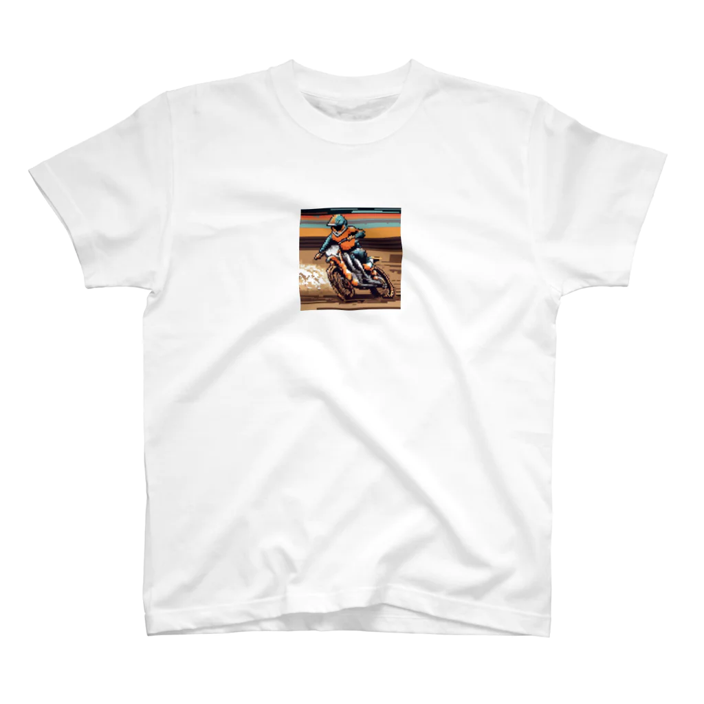 Momo-taのドット絵モトクロスバイク Regular Fit T-Shirt