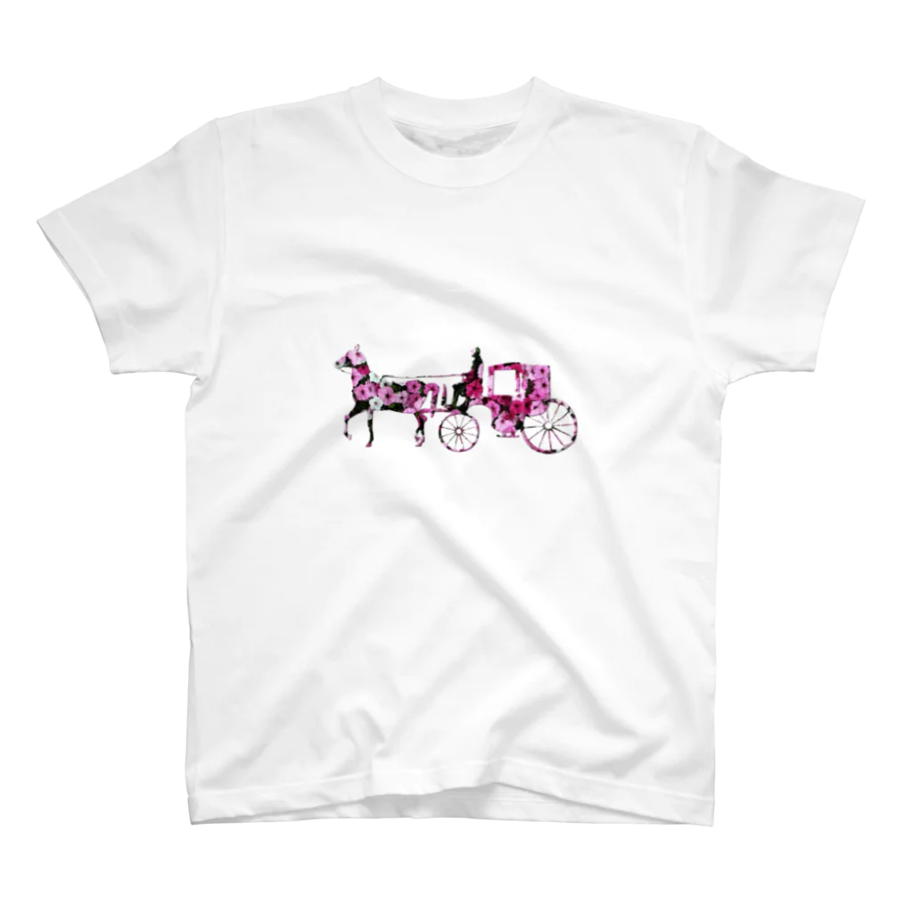 mumusの馬車　rose スタンダードTシャツ