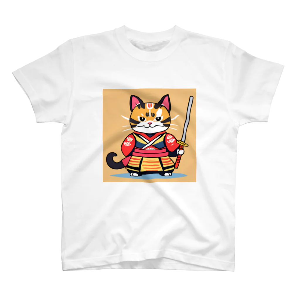 KATSUMINAの戦国武将猫 Regular Fit T-Shirt