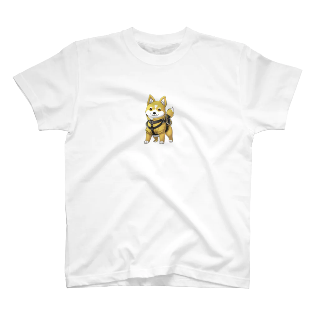 豆柴げんちゃんのハーネス柴犬3 Regular Fit T-Shirt