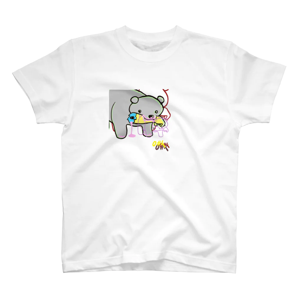0#kのEating bear 3/9 Regular Fit T-Shirt