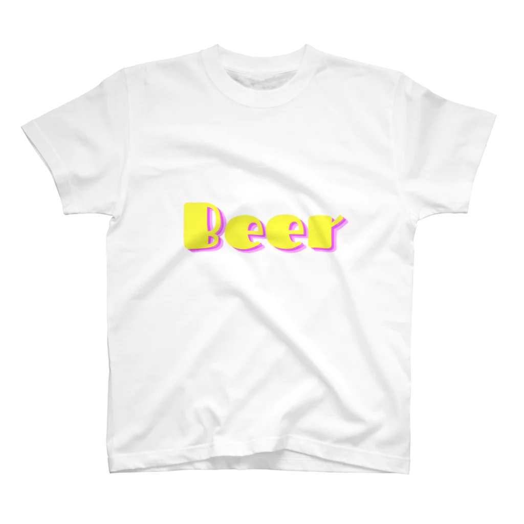 BEERのビール_POP(透過) スタンダードTシャツ
