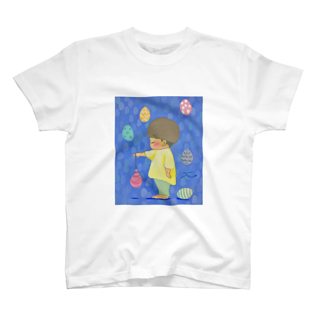 アクリル絵のfuのen-nichi フウセンツリ Regular Fit T-Shirt