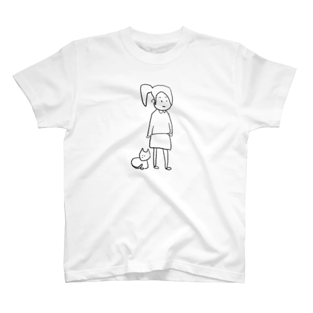 ミシシッピのほとり。のつべヘッダーさえちゃんＴシャツ スタンダードTシャツ