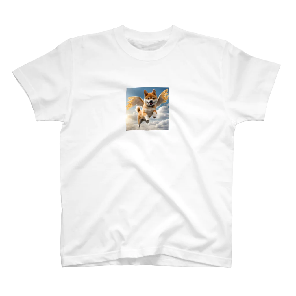 IKIMONO SUKIの天使の柴犬 Regular Fit T-Shirt