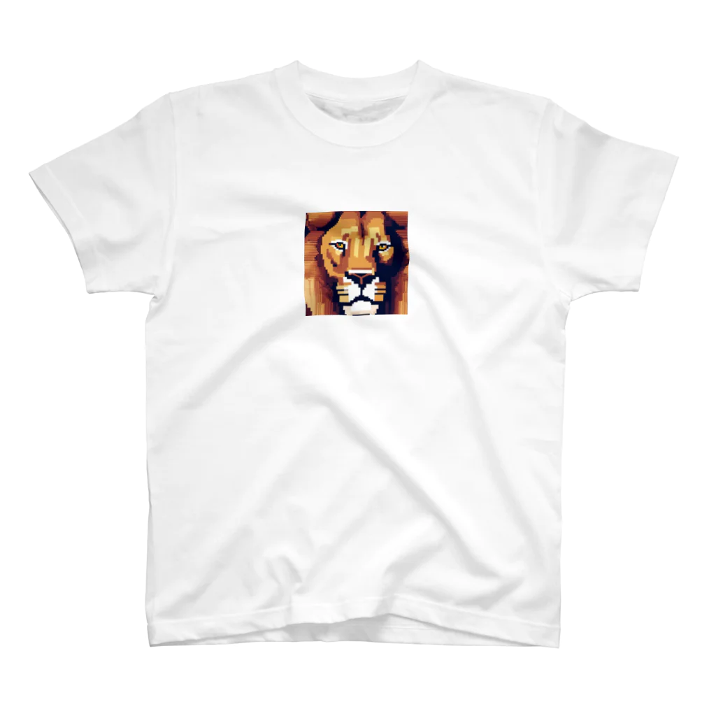 DJシャークのドット絵ライオン Regular Fit T-Shirt