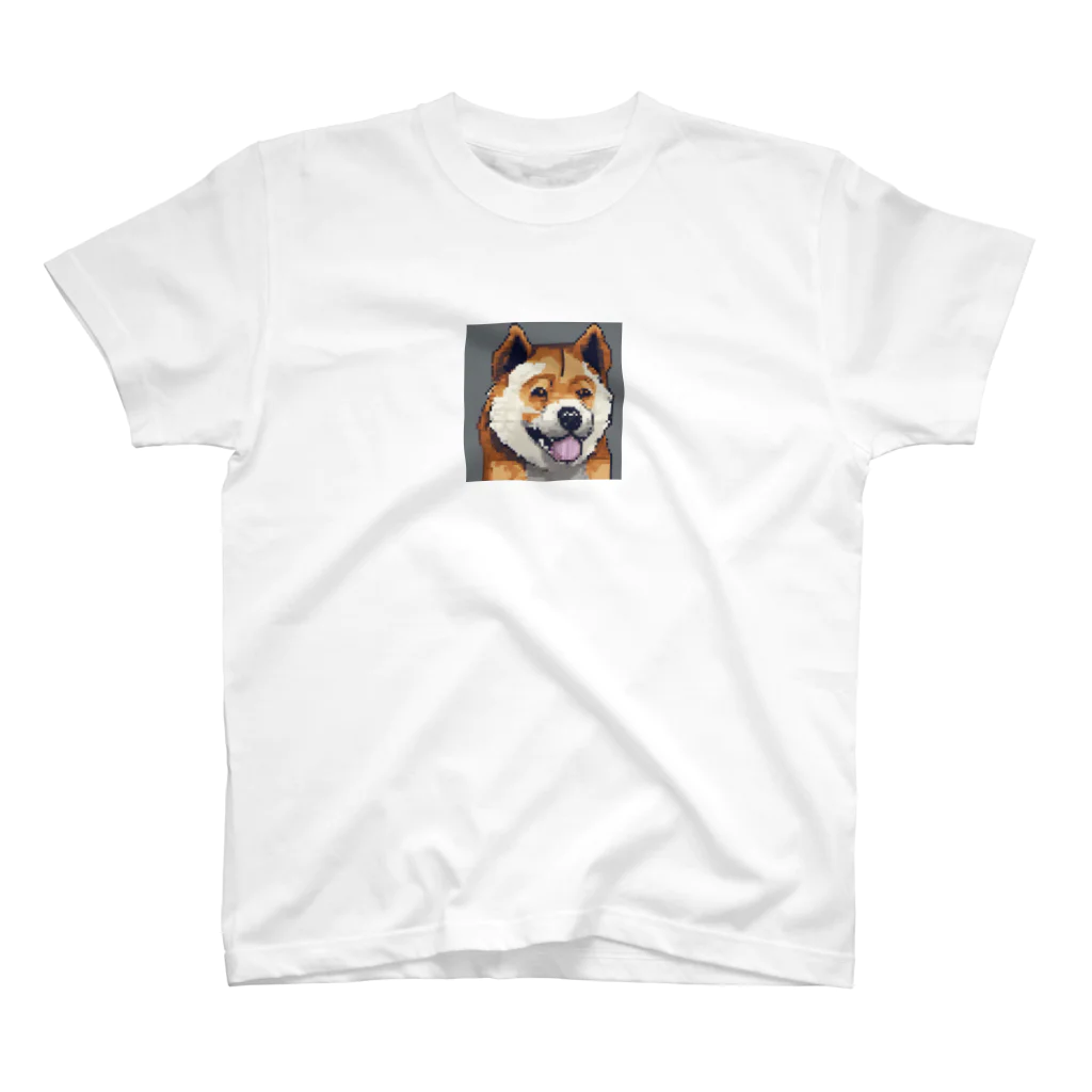 ドットドッグのドット絵の犬 Regular Fit T-Shirt