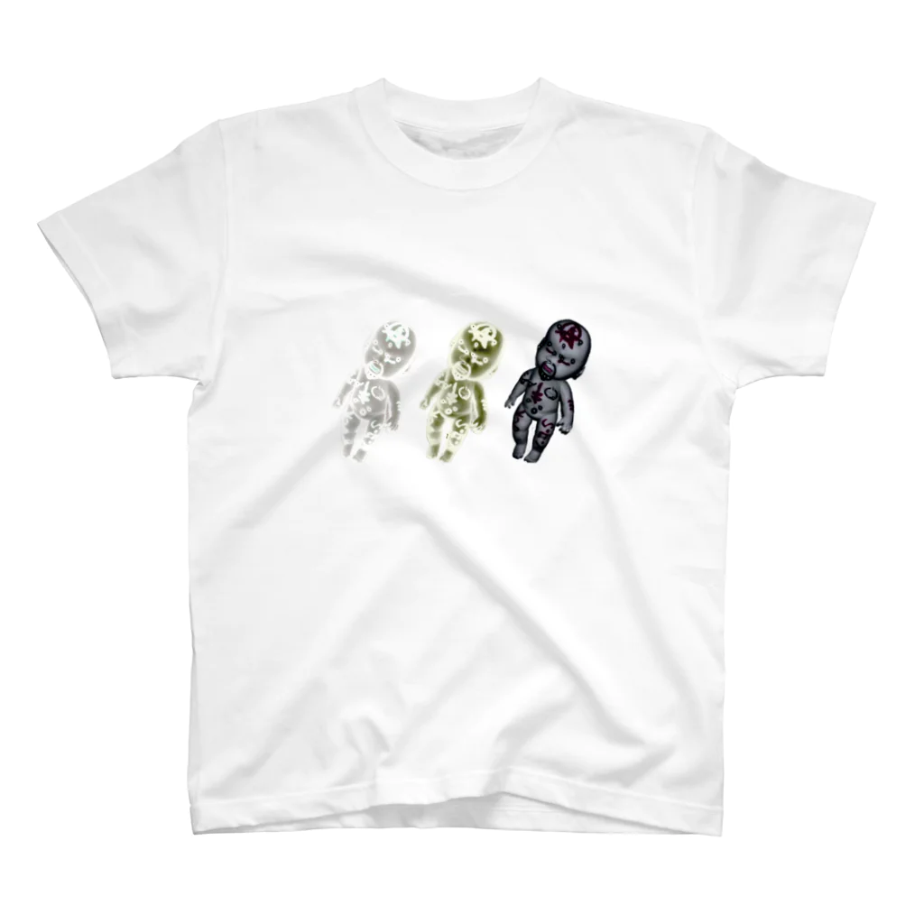 WOMBAROQUEのMasochist baby's T-shirt Regular Fit T-Shirt