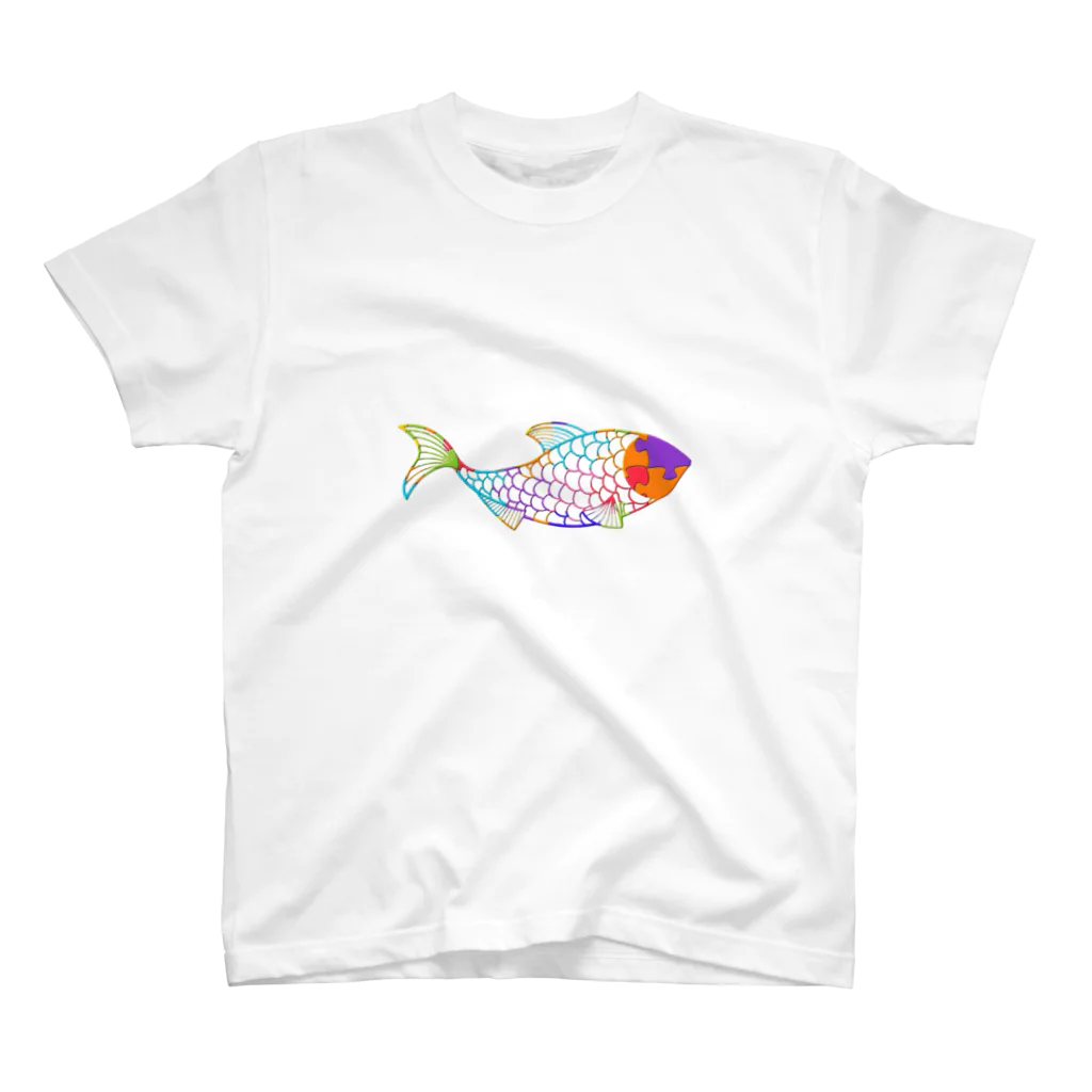 mumusの魚　jigsaw pals Regular Fit T-Shirt