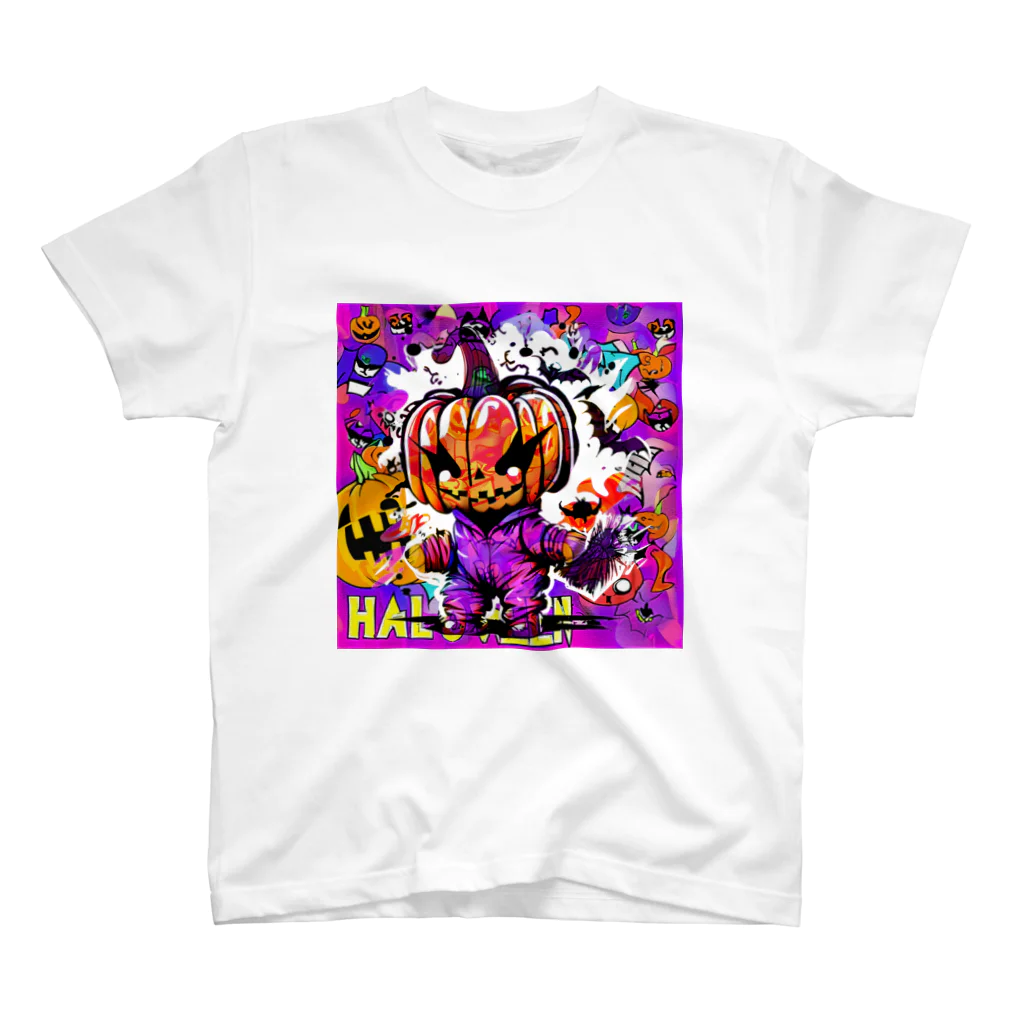 Ａ’ｚｗｏｒｋＳのハロウィンカボチャグラフィティ Regular Fit T-Shirt