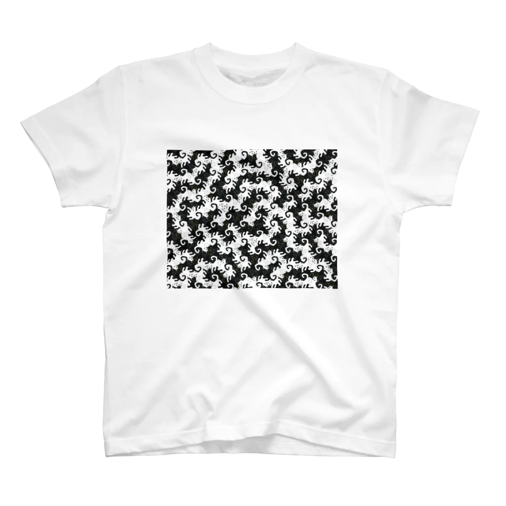 みかんの猫パンチ白猫&黒猫 Regular Fit T-Shirt