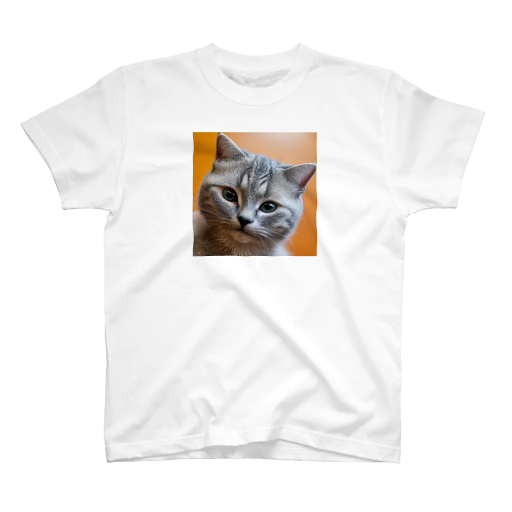 フリーダムの見つめる猫 スタンダードTシャツ