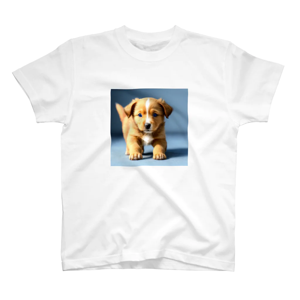 フリーダムの走ってくる子犬 スタンダードTシャツ