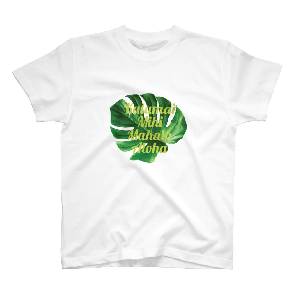 metao dzn【メタヲデザイン】のホ・オポノポノ（Leaf） スタンダードTシャツ