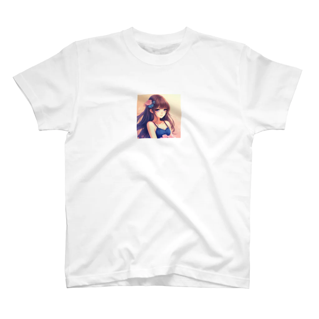 KSK SHOPの可愛い美少女イラスト Regular Fit T-Shirt