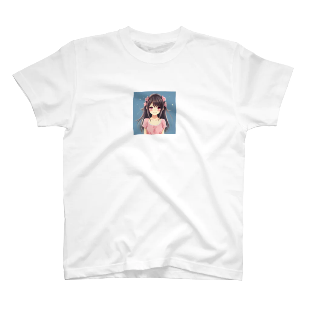 KSK SHOPの可愛い美少女イラスト Regular Fit T-Shirt