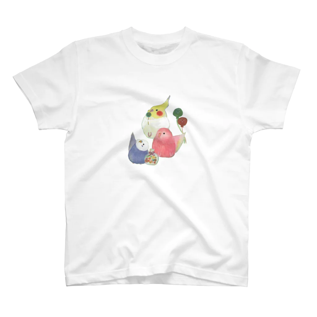 yuuwa sachi のハロウィンインコたち スタンダードTシャツ