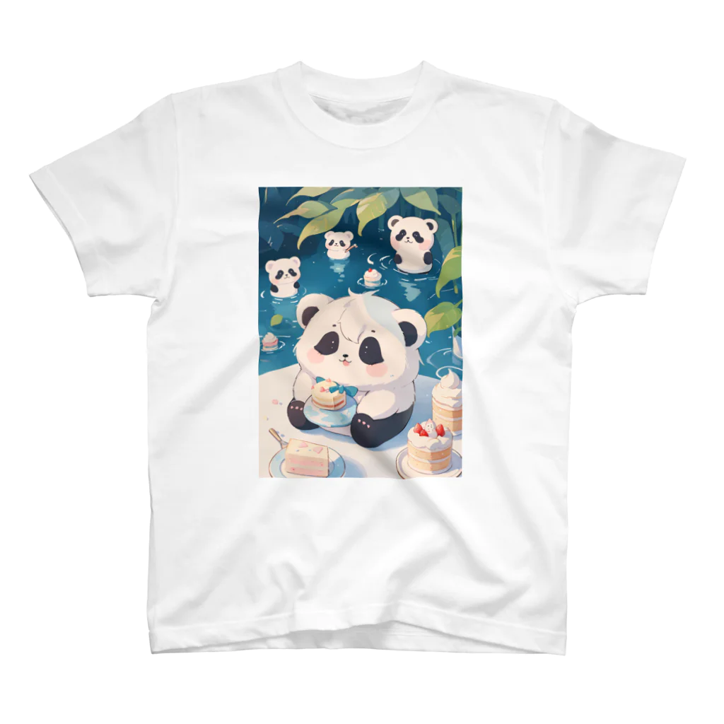 天乃鯱のパンダケーキ1 Regular Fit T-Shirt