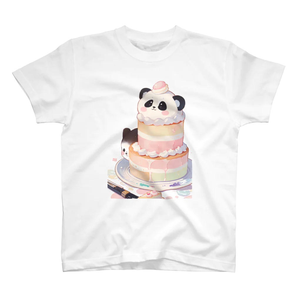 天乃鯱のパンダケーキ2 スタンダードTシャツ