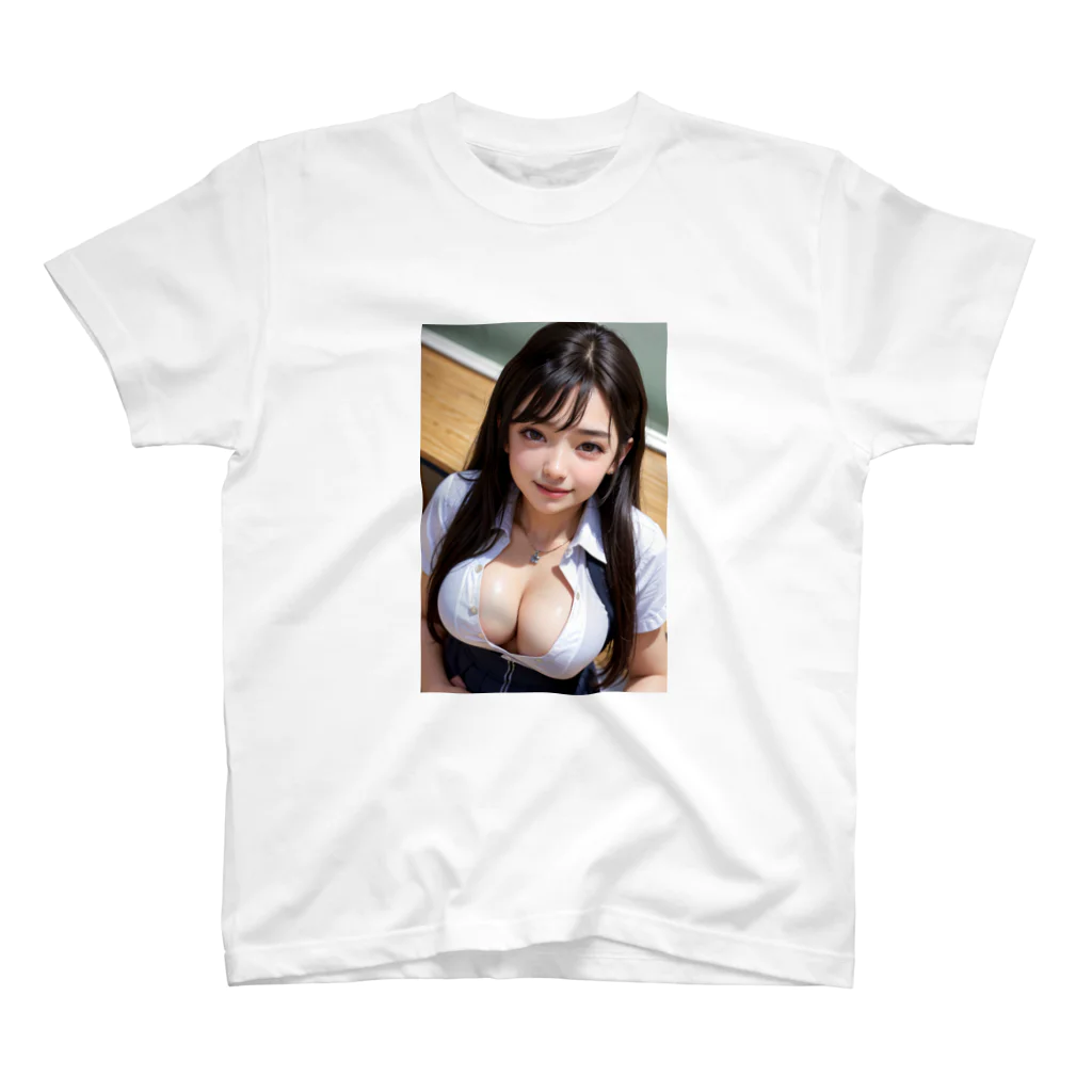 Gokai_rakuの天然挑発JK01 スタンダードTシャツ