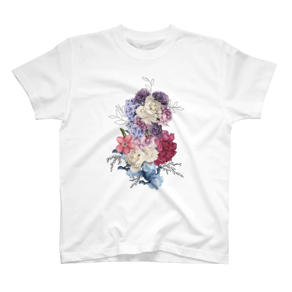 bouquetのbouquet　花束 Regular Fit T-Shirt
