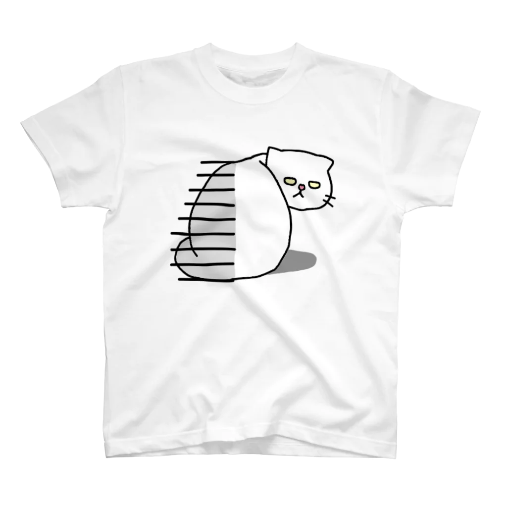 Cute mascot dogsのExotic shorthair looking back Regular Fit T-Shirt