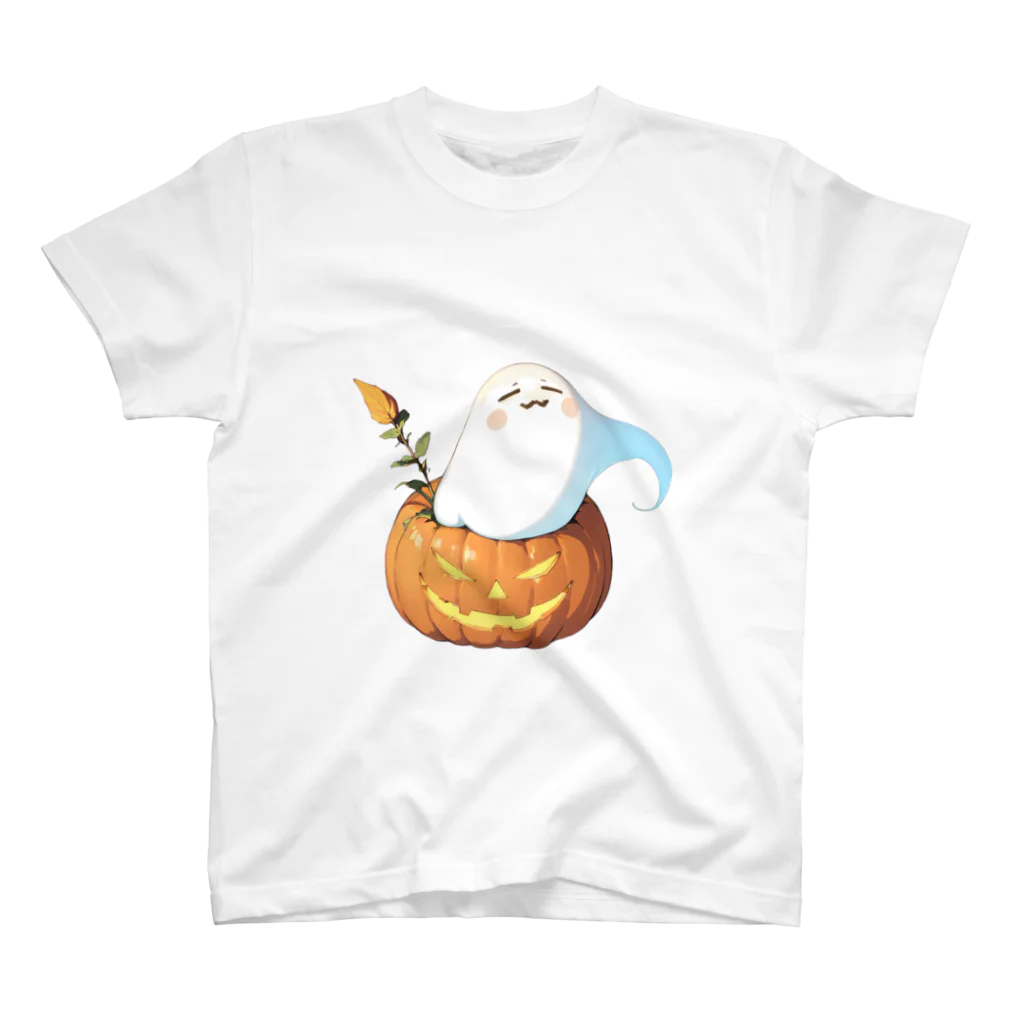 如月ゆい🐹のハロウィンかぼちゃお化け スタンダードTシャツ