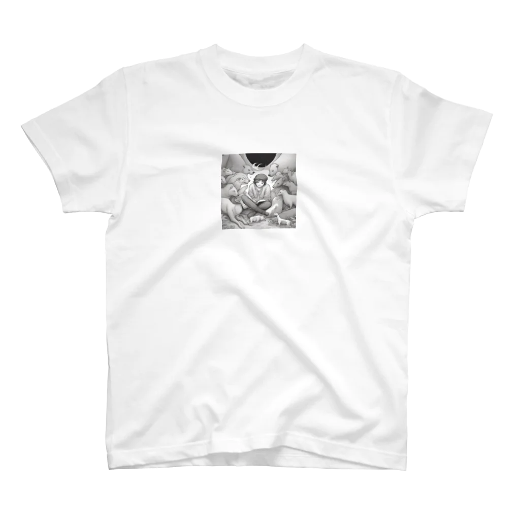 Stylishの動物愛好家 スタンダードTシャツ