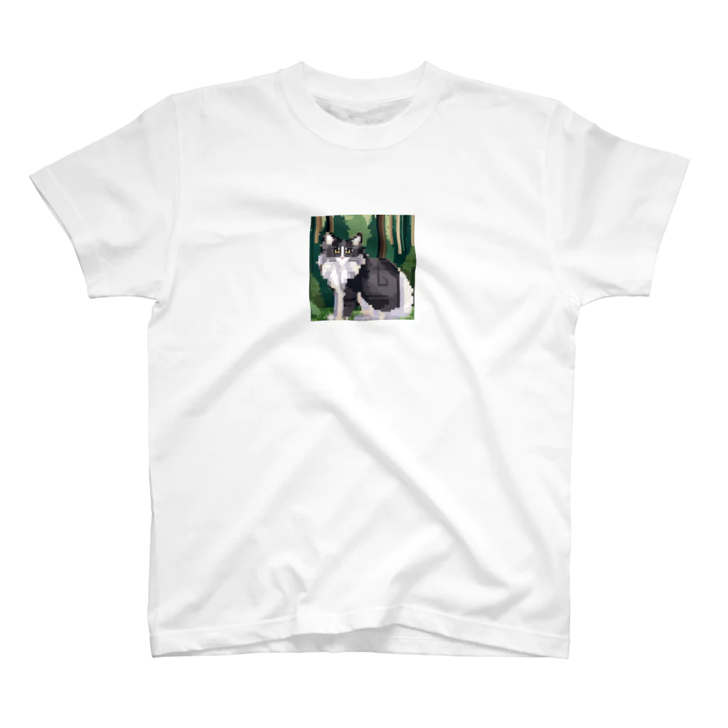 kindonesiaのドット絵のアメリカンショートヘア Regular Fit T-Shirt