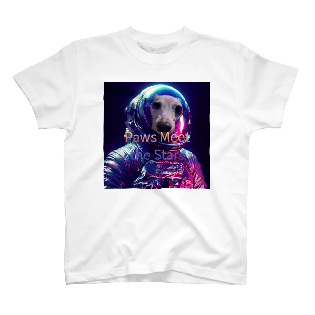 Toggle on.の宇宙犬 スタンダードTシャツ