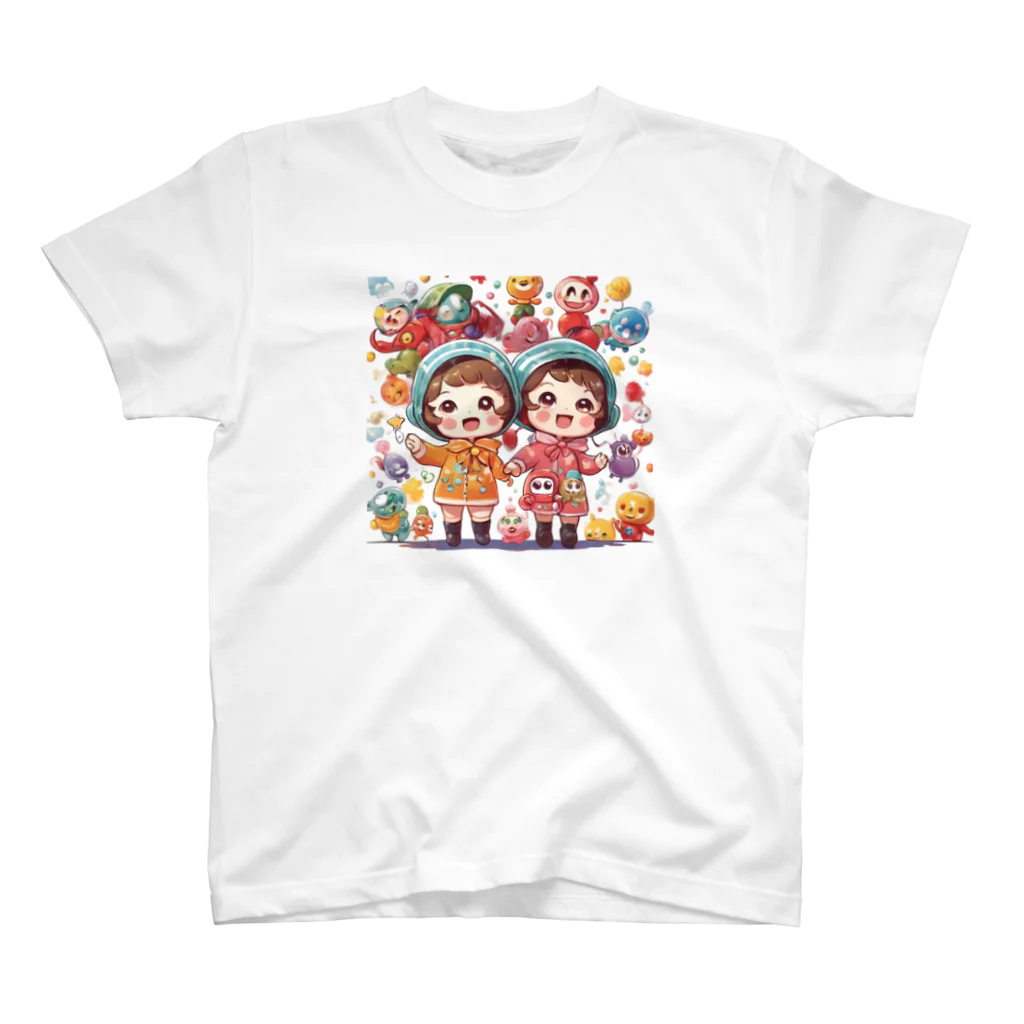 オットサンのかわいい双子 スタンダードTシャツ