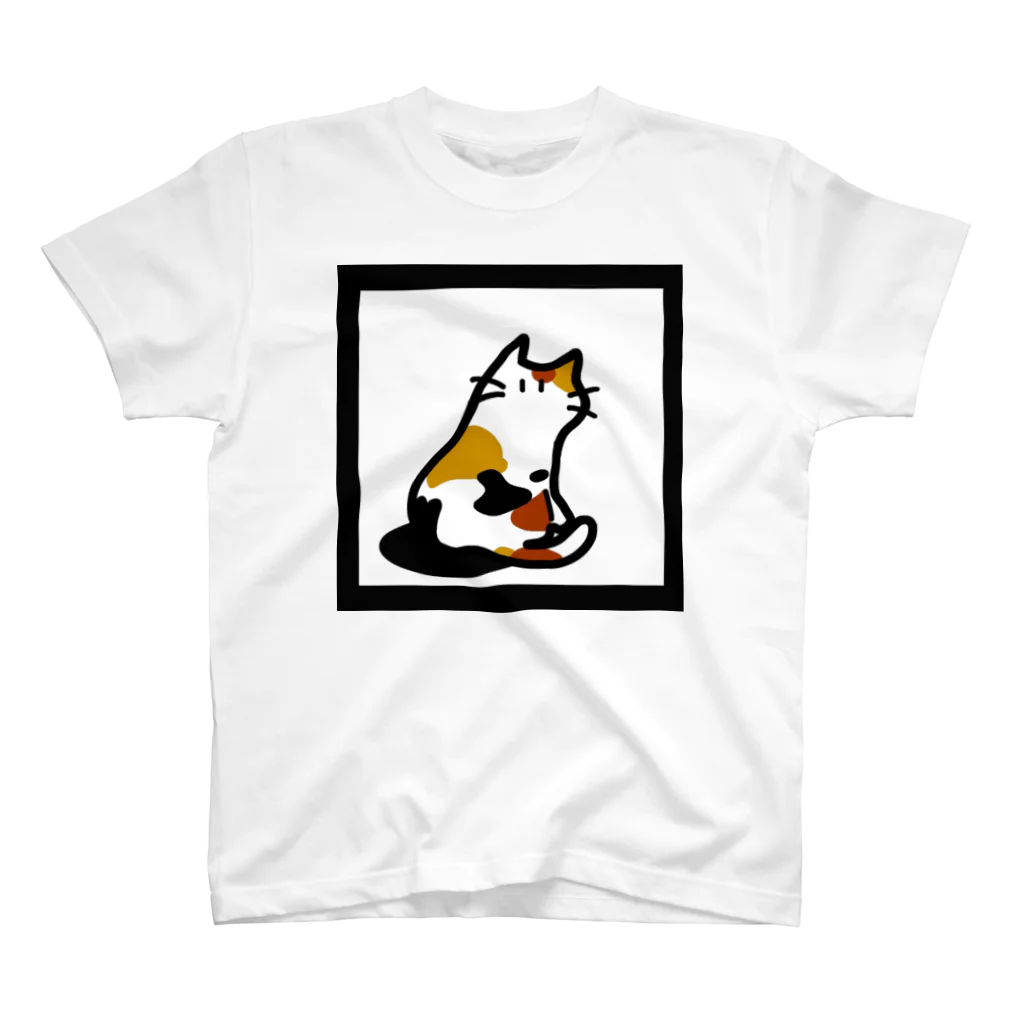 かさごさかのMikaeri cat (Mi-Ke) スタンダードTシャツ