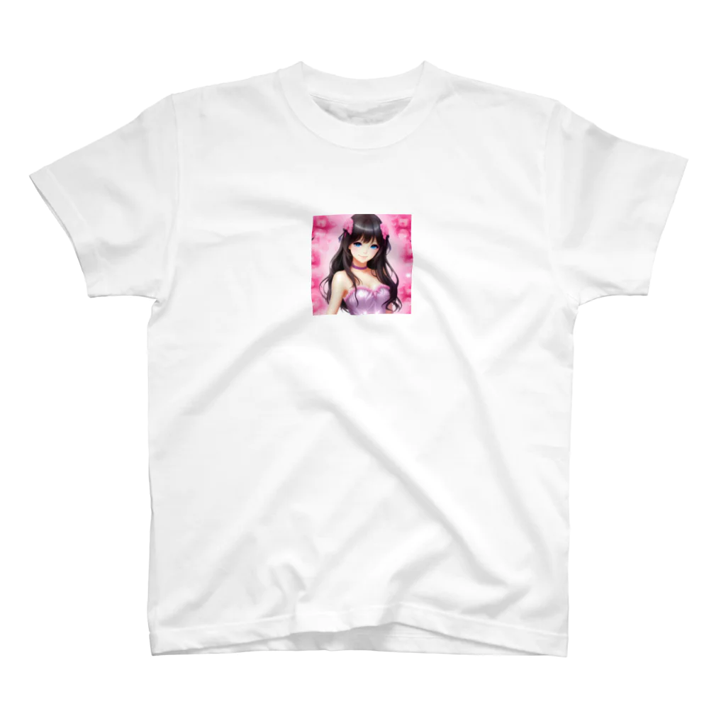 KSK SHOPのかわいいアイドル風美少女 Regular Fit T-Shirt