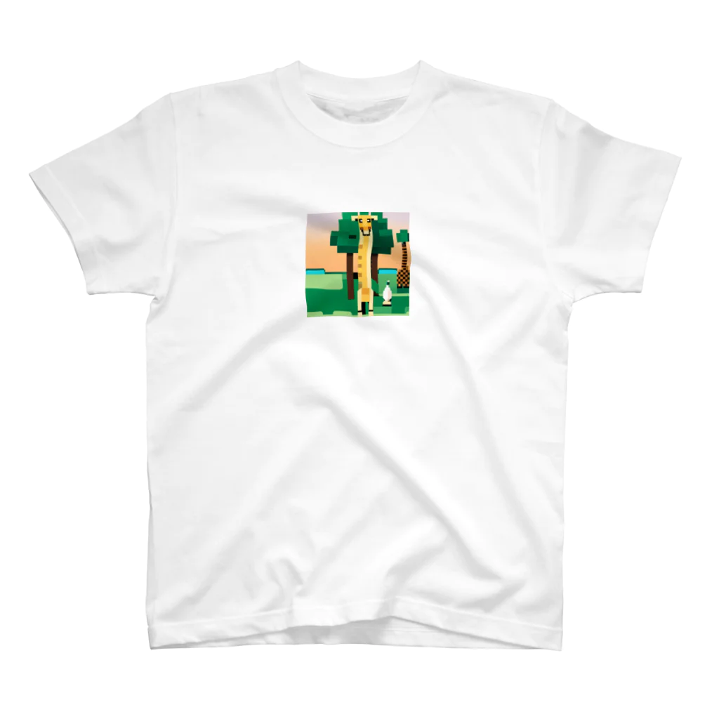 ROCKSWEBのドット絵　キリン Regular Fit T-Shirt