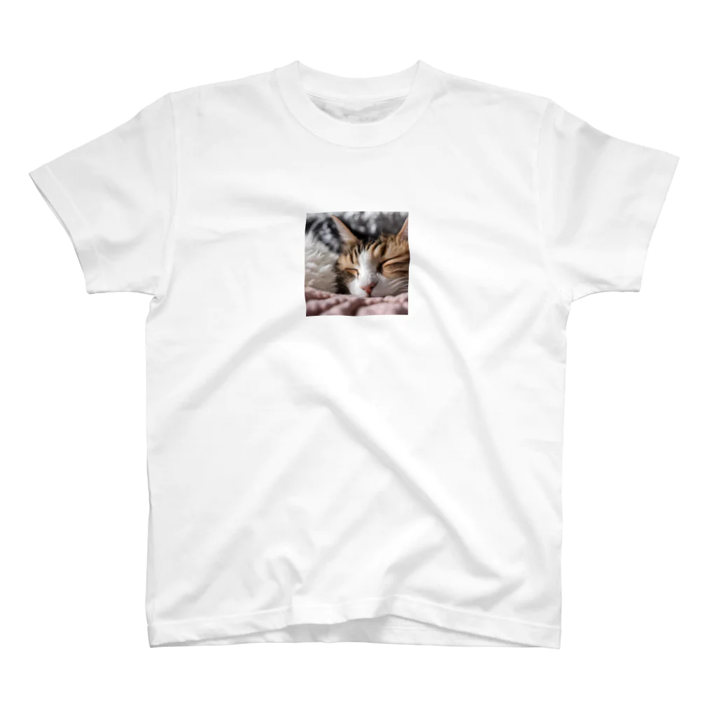 resmileのかわいい猫グッズ Regular Fit T-Shirt