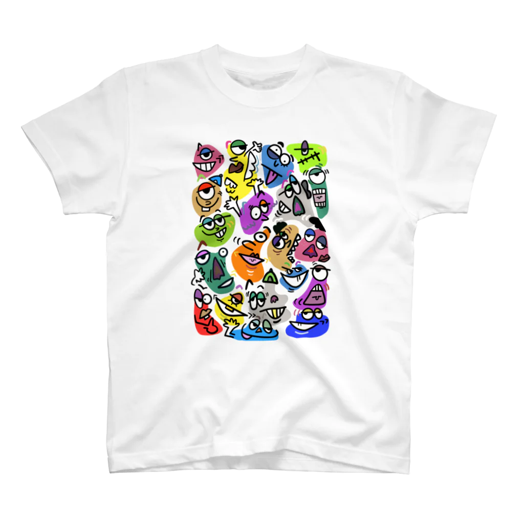 Colorful fam Earthのガチャガチャ スタンダードTシャツ