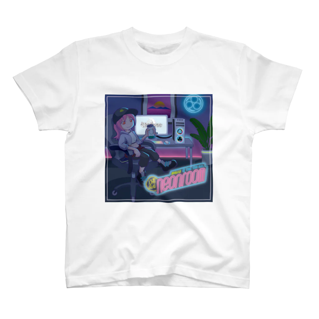 dj tom the s.c. shopの『chillout! neonroom』風神ちゃんver. スタンダードTシャツ