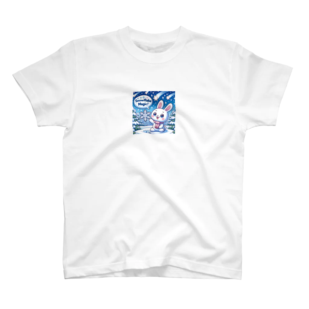 🌟 SHIN03 - あなたのスタイルを輝かせる 🌟のPONPONウサギ スタンダードTシャツ